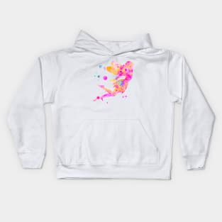 Fairy Watercolor Painting 3 Kids Hoodie